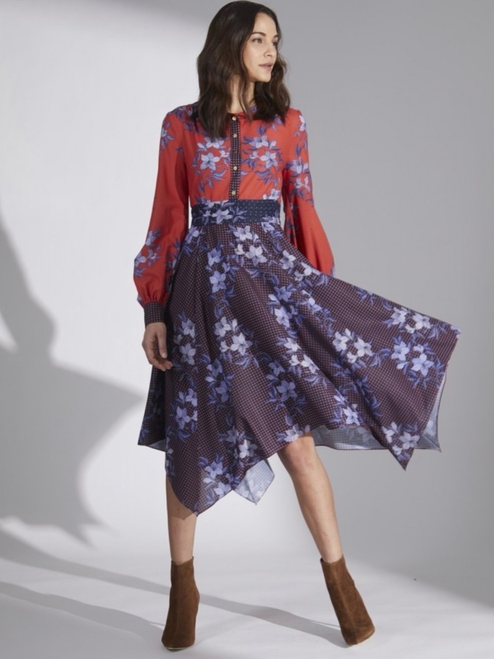 Shoshanna Ainsley Midi Dress 2P